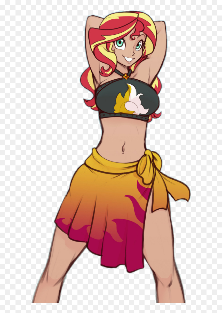 Transparent Sexi Clip Art - Equestria Girls Beach Sexy, HD Png Download - shimmer png
