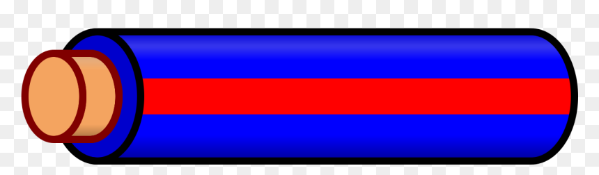 Blue Wire With Red Stripe, HD Png Download - red stripe png