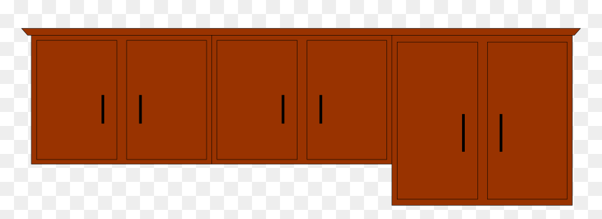 Sink Clipart Kitchen Closet - Cabinet For Kitchen Clip Art, HD Png Download - cabinet png