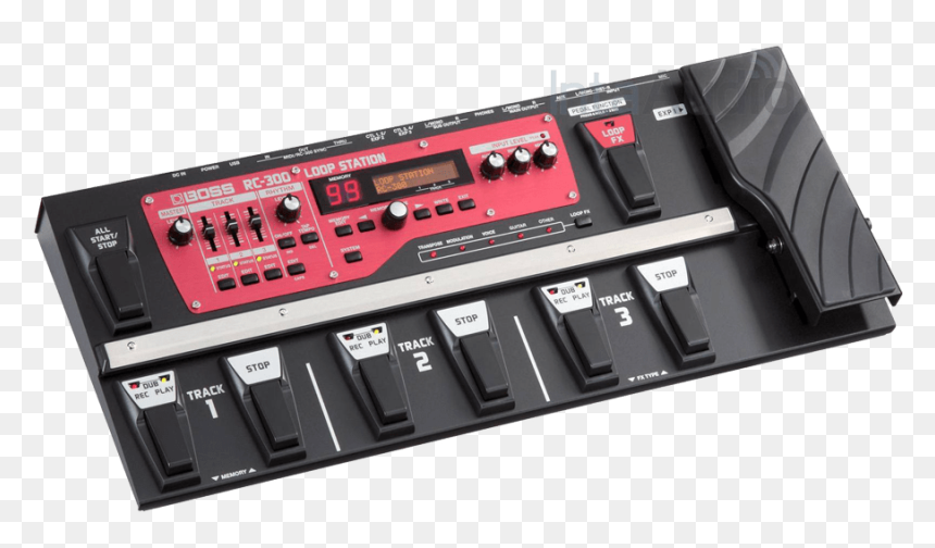 Boss Rc 300 Loop Station Effects Pedal Transparent - Looper Boss Rc 300, HD Png Download - boss png