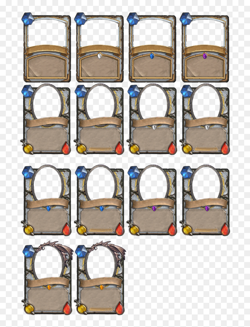 Hearthstone Empty Cards - Hearthstone Empty Card, HD Png Download - priest png