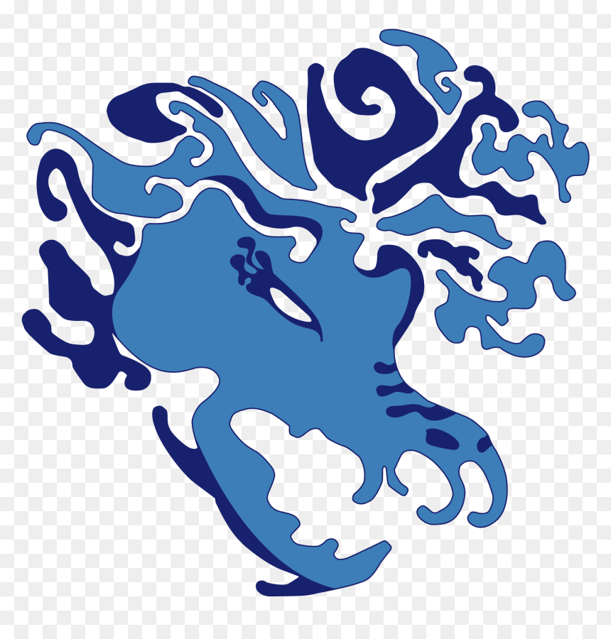 Kas Dragon Head Blue 2000px - Kaohsiung American School, HD Png Download - dragon head png