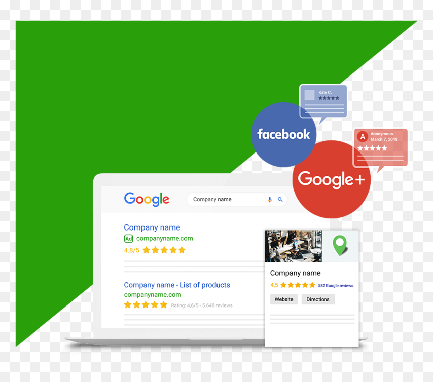 Web Page, HD Png Download - google review logo png