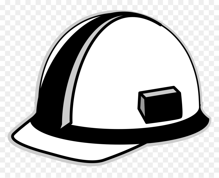 Cowboy Spurs Clipart - Black And White Hard Hat Cartoon, HD Png Download - spurs png