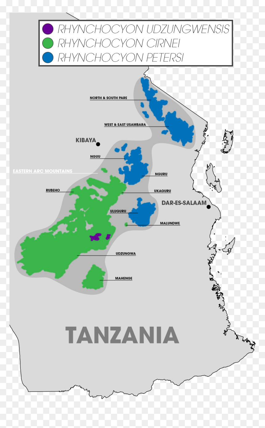 Eastern Arc Mountains - Tanzania Fragmented, HD Png Download - arc png