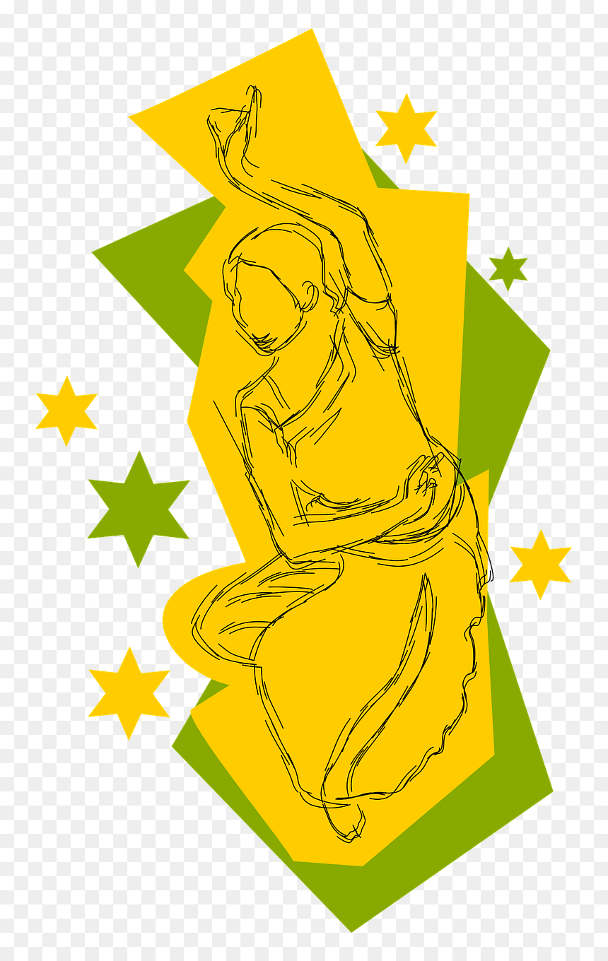 Indian Dance Clip Art, HD Png Download - female silhouette png