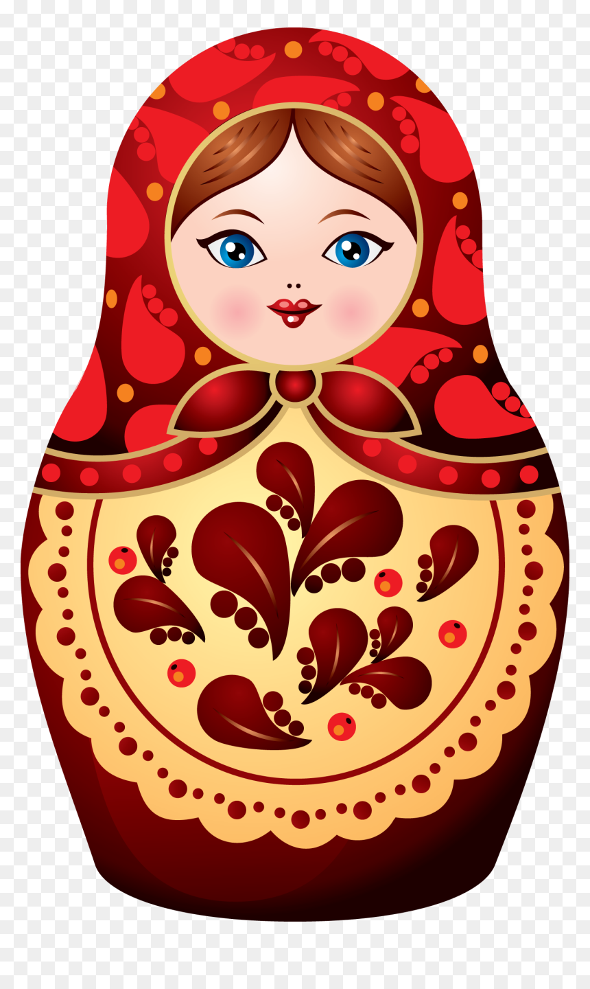 Matryoshka Doll Png - Russian Nesting Doll Clipart, Transparent Png - doll png