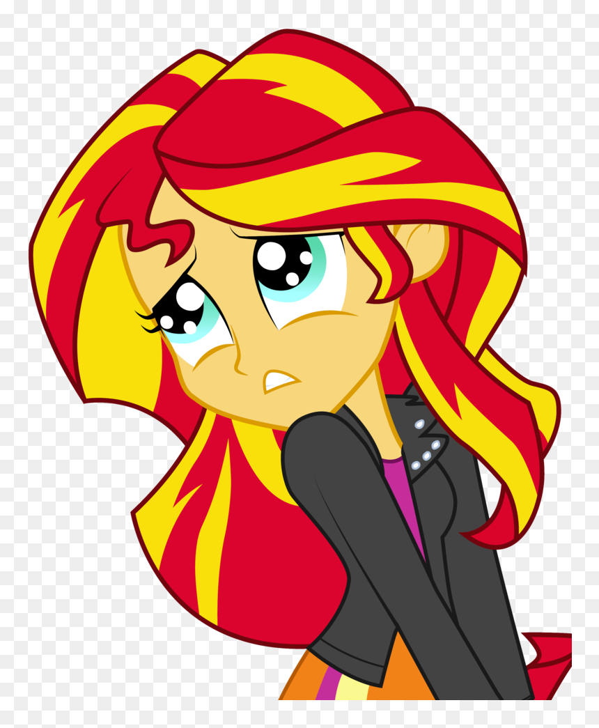 Sunset Shimmer Png Picture Library - Equestria Girls Sunset Shimmer Cute, Transparent Png - shimmer png