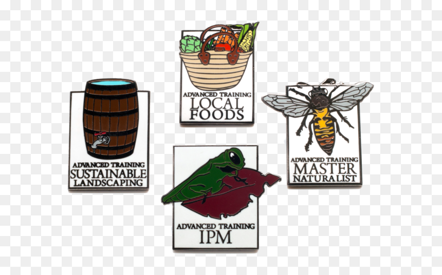 Master Gardener Pins - Illustration, HD Png Download - pins png
