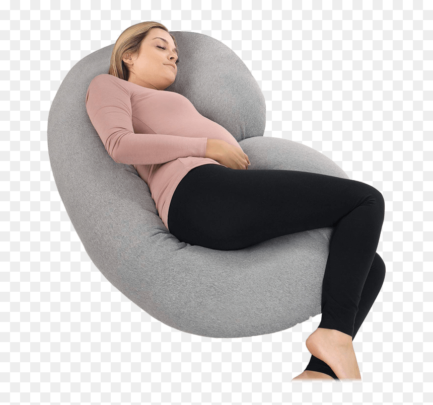 C Shaped Pregnancy Pillow, HD Png Download - body pillow png