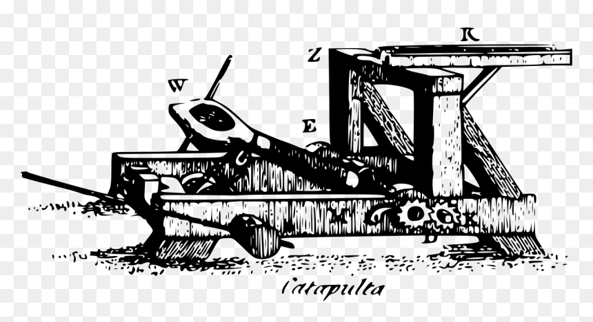 Catapulta En La Edad Media, HD Png Download - catapult png