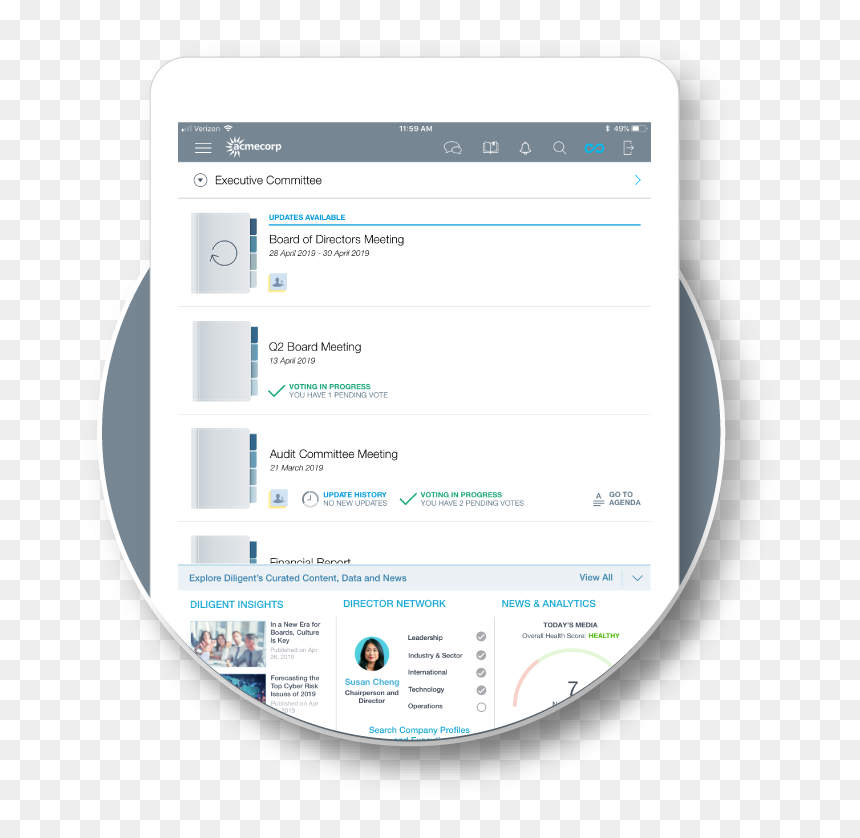Board Portal Magic Quadrant, HD Png Download - software png