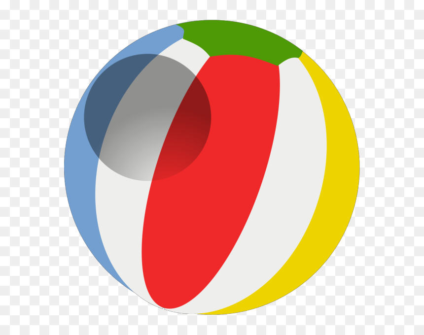 Inflatable Beach Ball Beach Vector Illustration Png - Circle, Transparent Png - beachball png