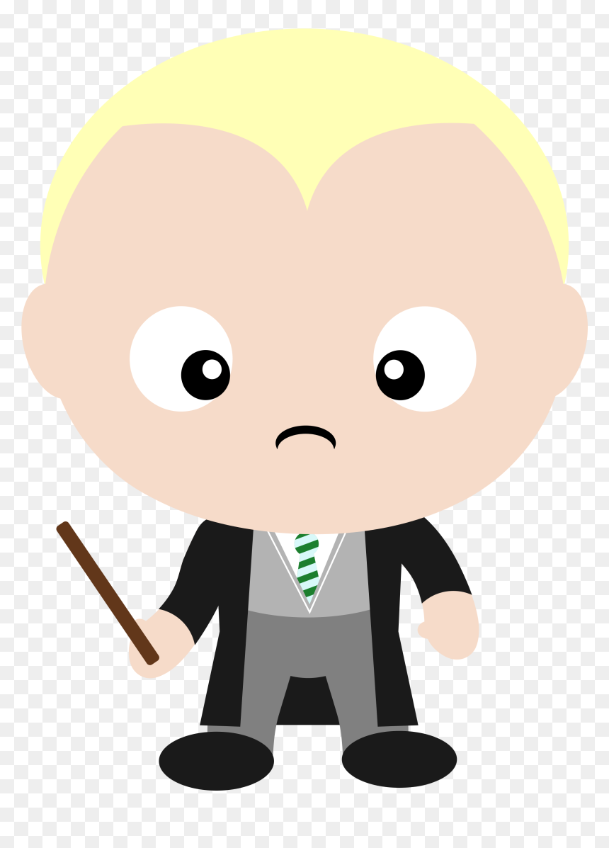 Draco Malfoy And His Widow"s Peak - Harry Potter Ron Clip Art, HD Png Download - draco png