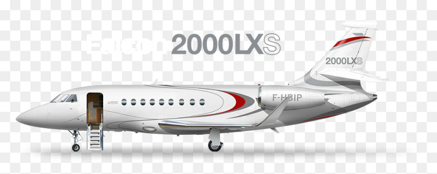 Falcon 2000 Plan, HD Png Download - plane.png