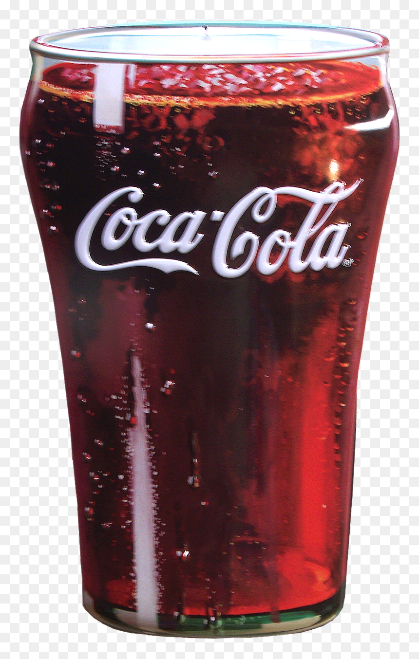 Coke Glasss Die Cut Embossed Coca Cola Sign, Even The - Coca Cola Big Glass, HD Png Download - cocacola png