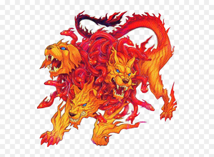 Yugioh Hazy Flame Cerberus, HD Png Download - cerberus png