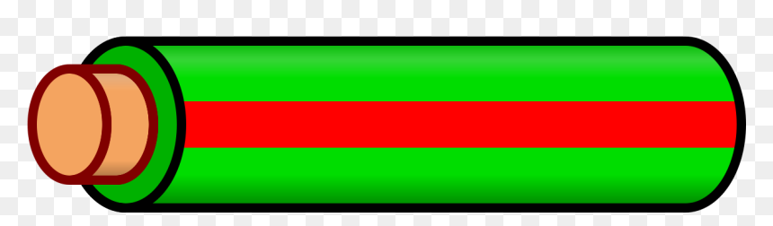 Wire Green Red Stripe - Wire, HD Png Download - red stripe png