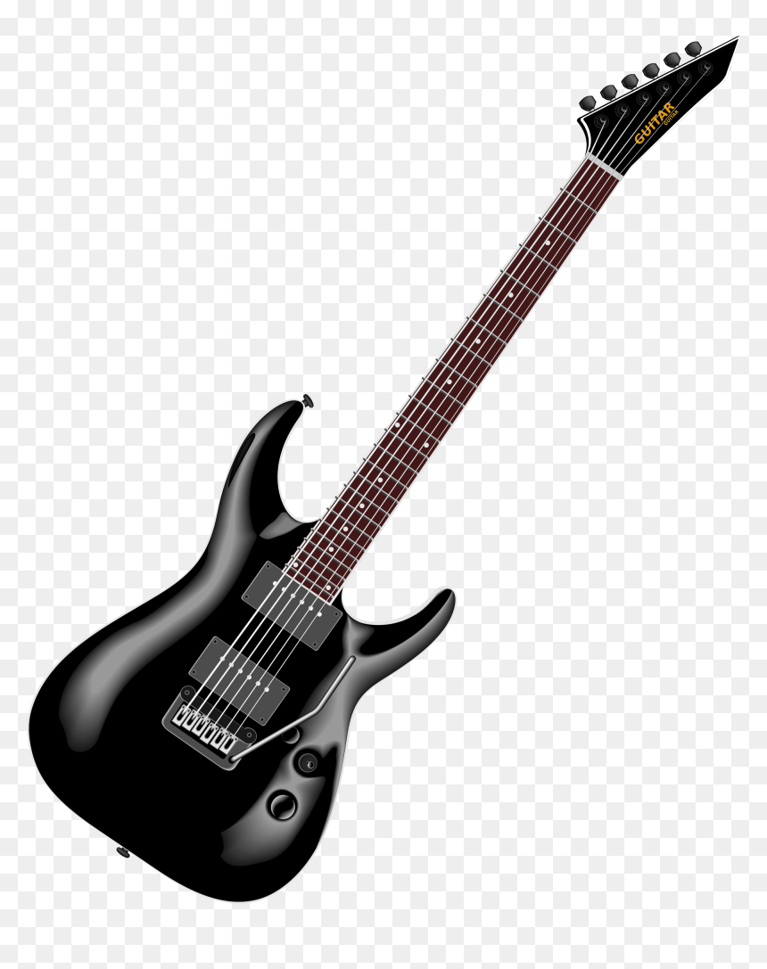 Electric Guitar Png High-quality Image - Electric Guitar Black Png, Transparent Png - instruments png