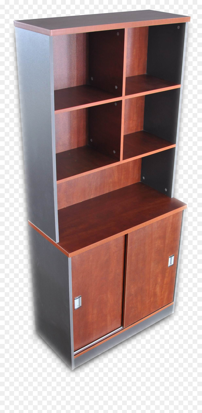 Cabinet Dh90hc12 With Sliding Doors And Upper Glass - Mueble Empotrado A Pared, HD Png Download - cabinet png
