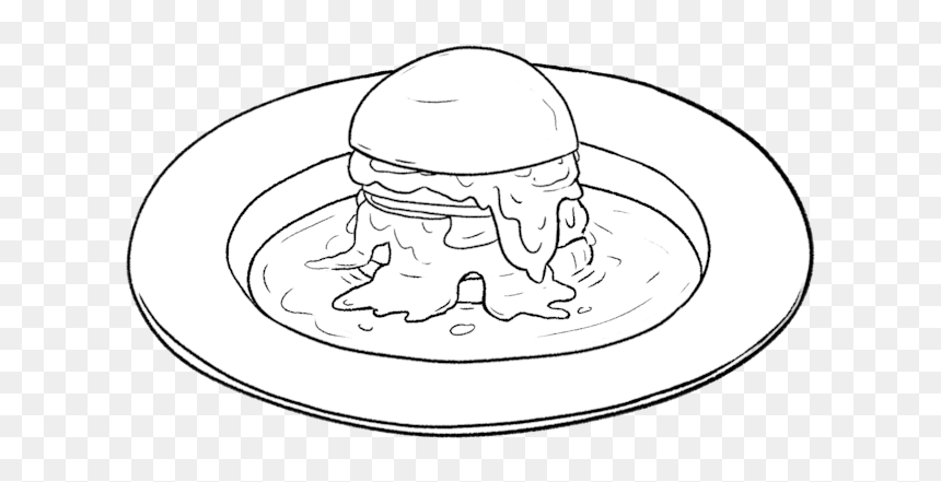 Burgers 3 - Line Art, HD Png Download - buzzfeed png