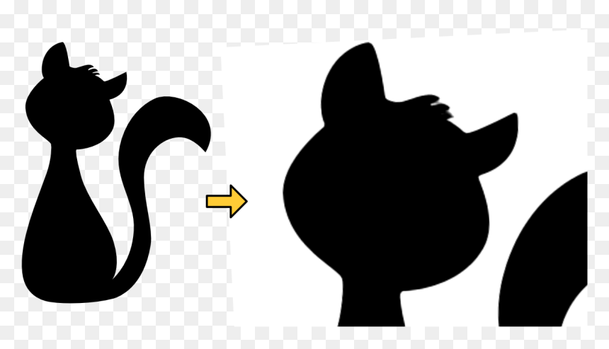Scaled Cat Using A Distance Field Texture, HD Png Download - pile of bones png