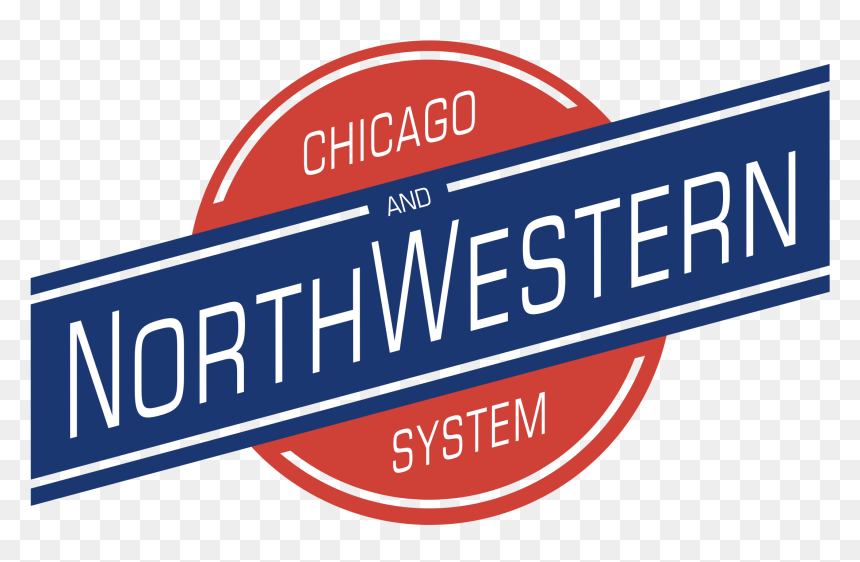 North Western Rail Logo Png Transparent - Northwestern Railroad, Png Download - railroad png