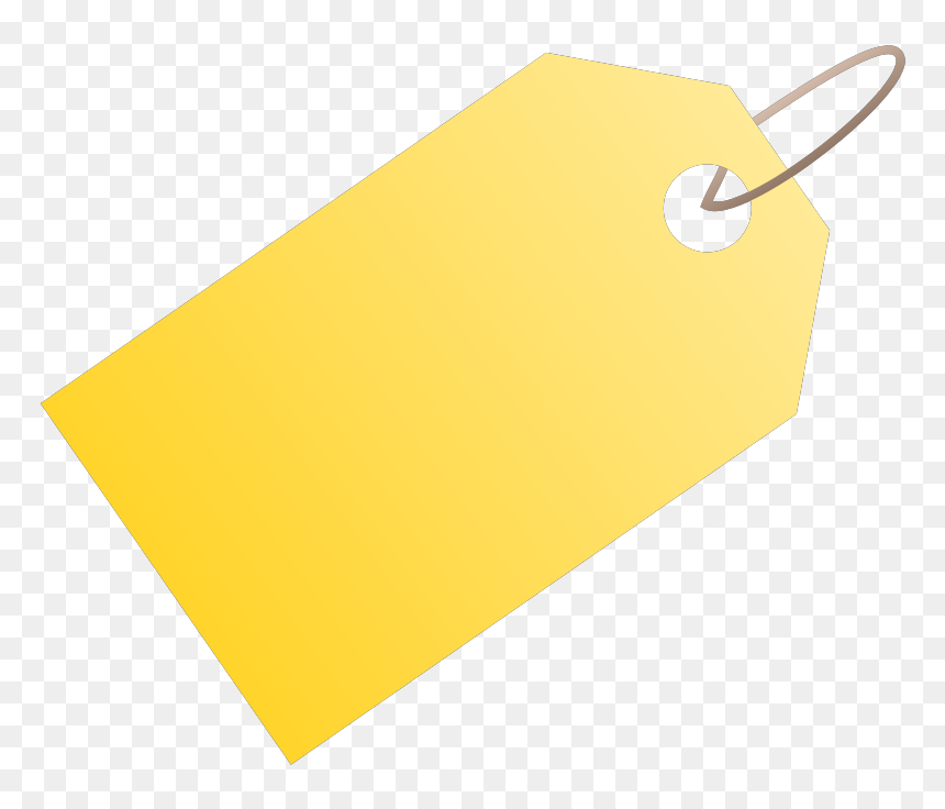 $5 Price Tag Svg Clip Arts - Yellow Price Tag Png, Transparent Png - $5 png