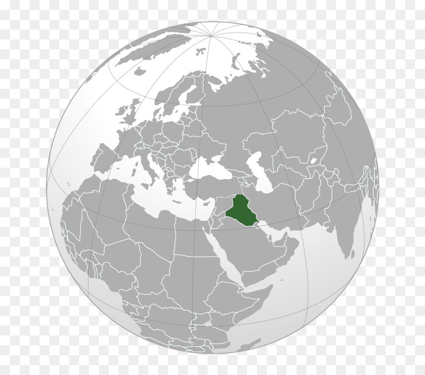 600px-kurdistan - Iraq In The World, HD Png Download - earth .png