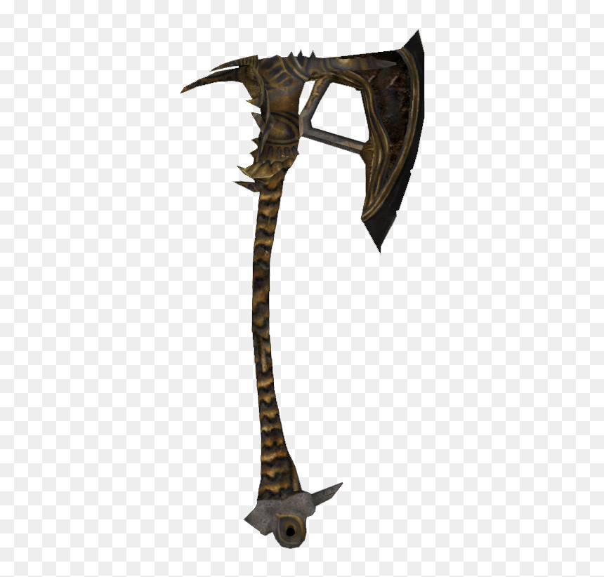 Elder Scrolls - War Axe Png, Transparent Png - battle axe png