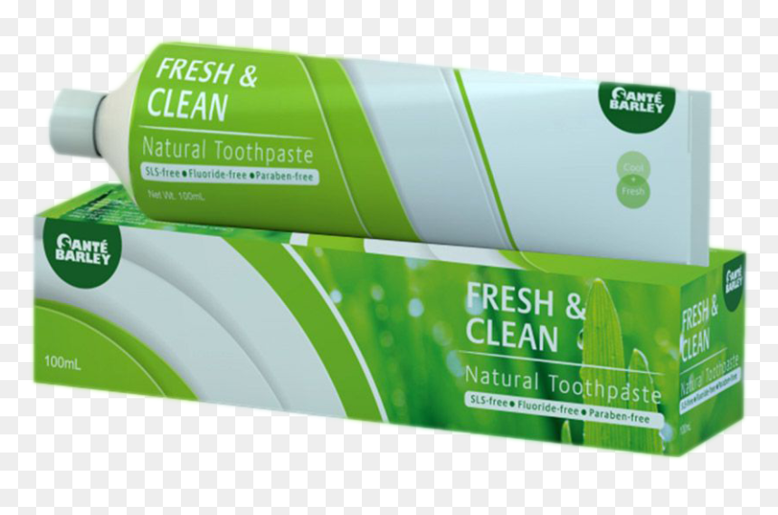 Sante Barley Fresh And Clean Toothpaste, HD Png Download - toothpaste png