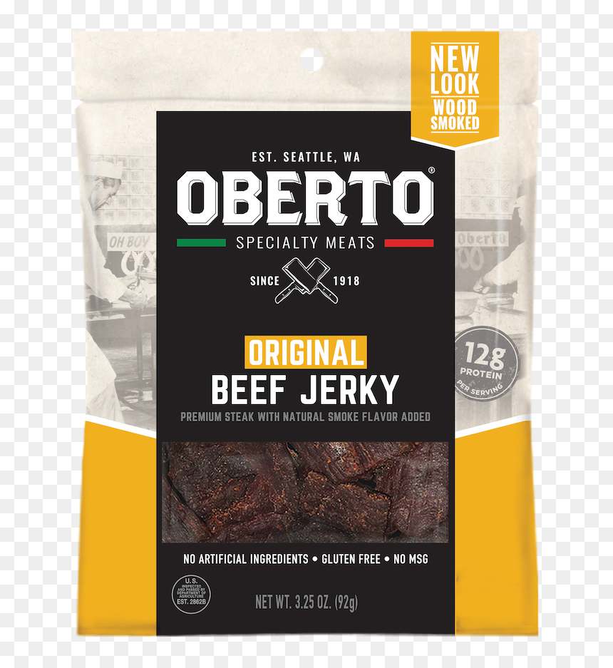 Ob Original Beef Jerky - Oberto Beef Jerky Original, HD Png Download - beef png