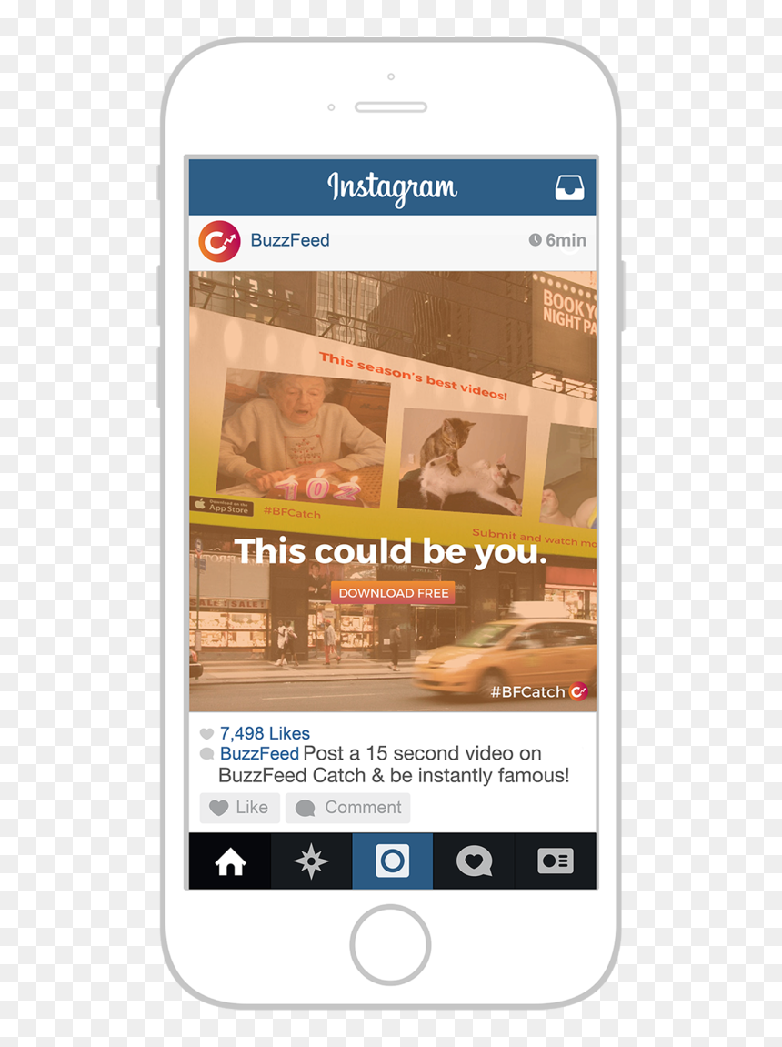 Instagram, HD Png Download - buzzfeed png
