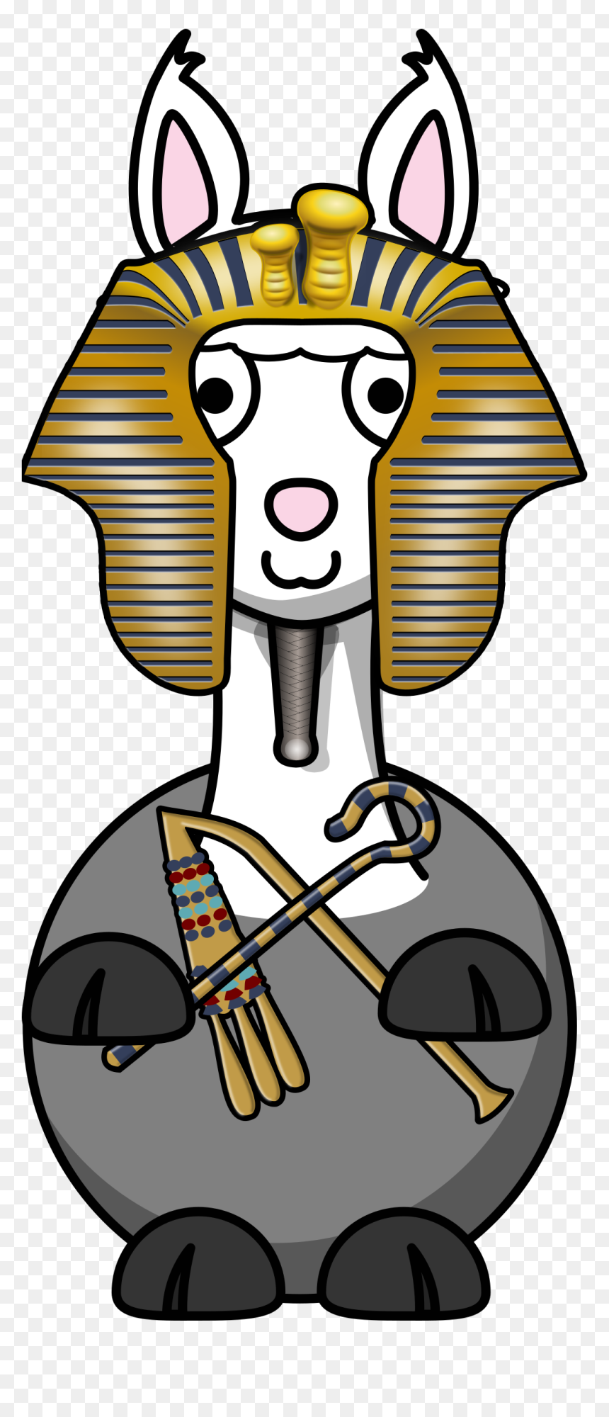 Egypt Alpaka Clip Arts - Cute Animals Cartoons Funnz, HD Png Download - egypt png