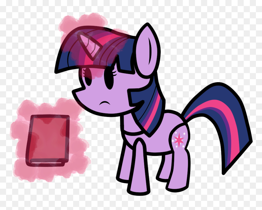 My Paper Pony Twilight Sparkle With Book - Twilight Sparkle Book Gif, HD Png Download - sparkle gif png