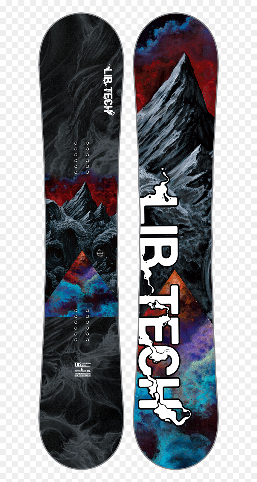 Snowboard Png High-quality Image - Lib Tech Trs 2018, Transparent Png - snowboard png