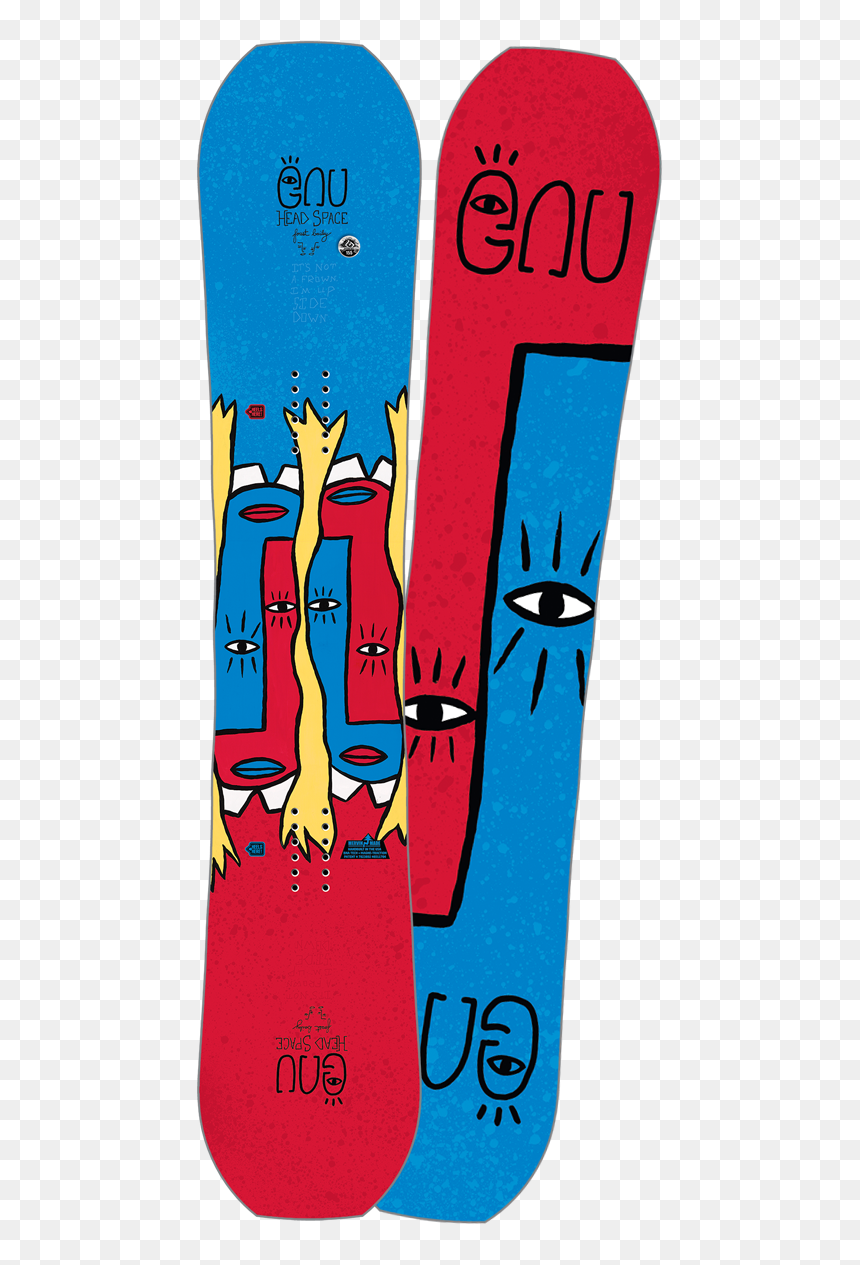 Snowboard Png Image - Gnu Headspace Forest Bailey, Transparent Png - snowboard png
