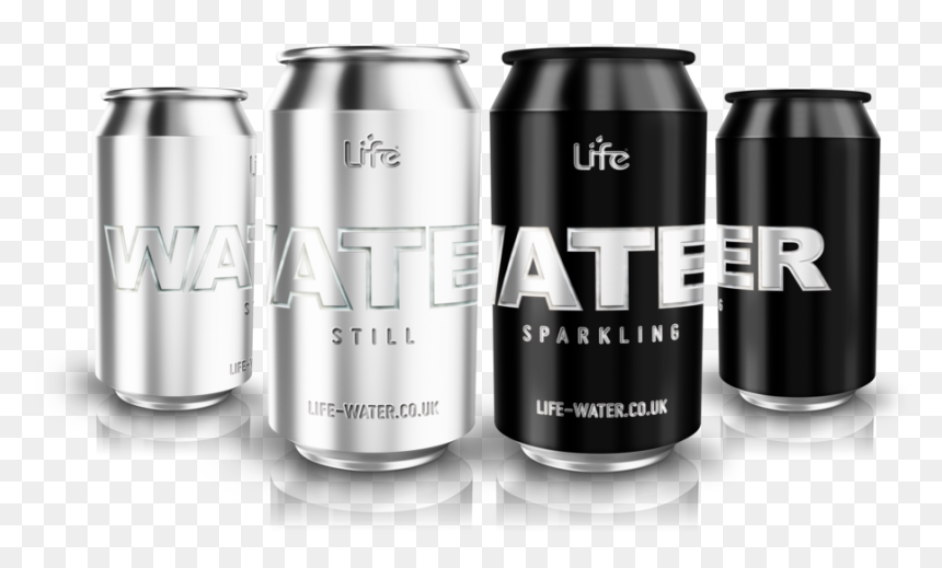 Life Water Still Sparkling - Cans Of Water, HD Png Download - solution png