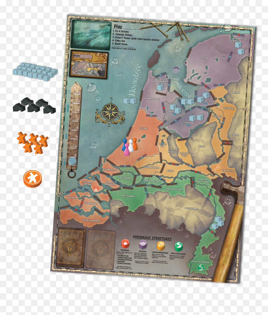 Pandemic Rising Tide Board, HD Png Download - tide png