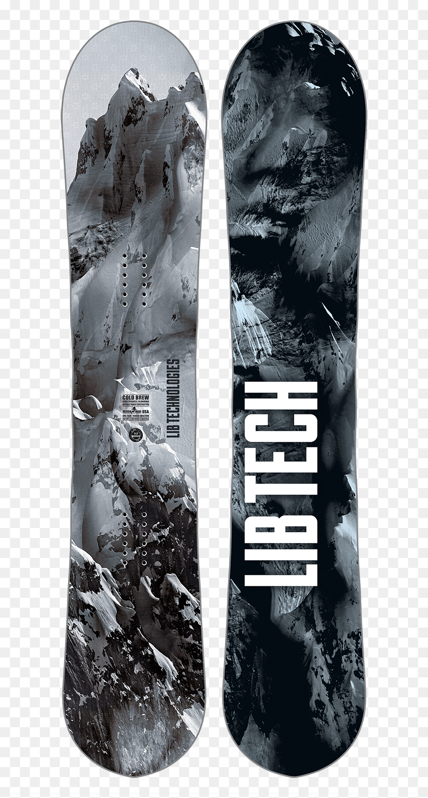Snowboard Png Photo - Lib Tech Cold Brew 2017, Transparent Png - snowboard png