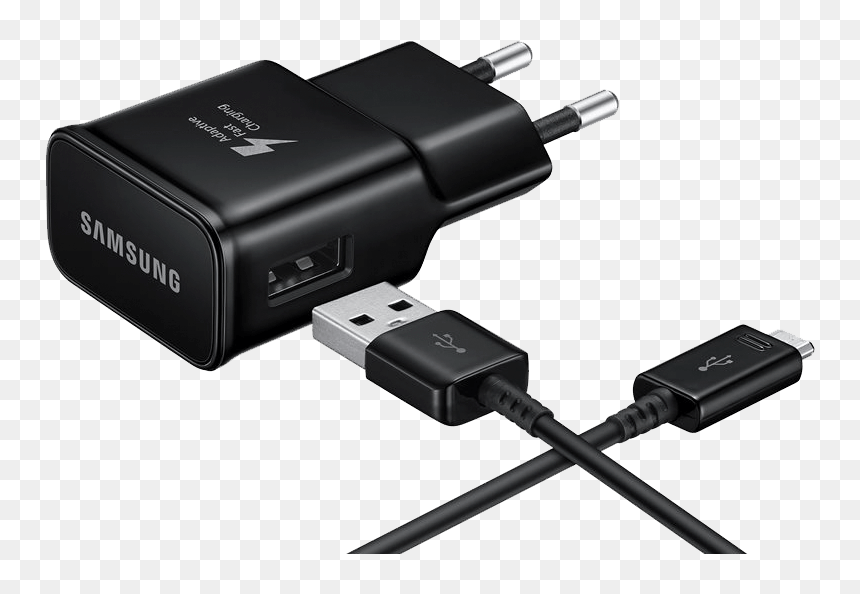 Samsung Black Charger , Png Download - Usb Charger Png, Transparent Png - charger png