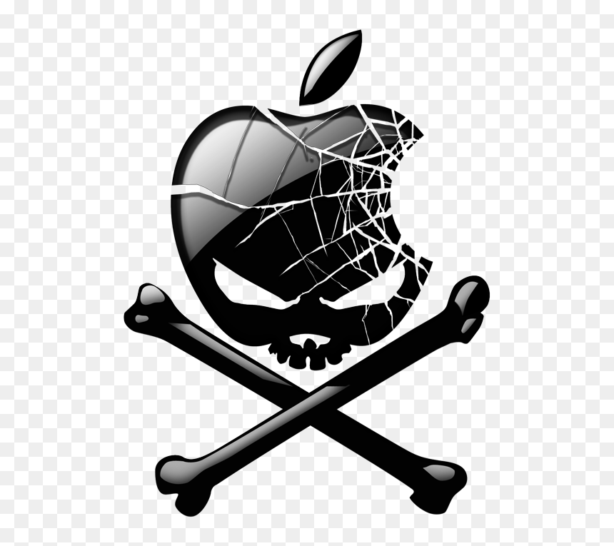 Free Download Apple Skull Png Clipart Apple Clip Art - Apple Skull, Transparent Png - danger png