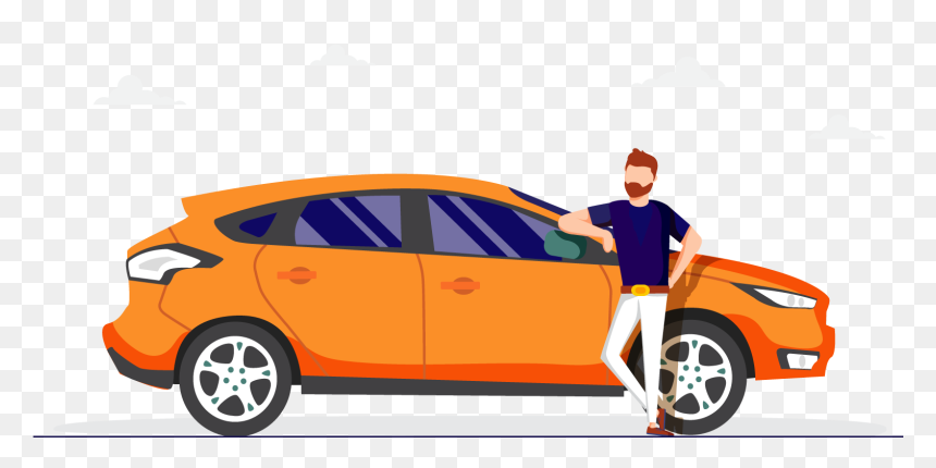Cars Background Yellow, HD Png Download - car .png