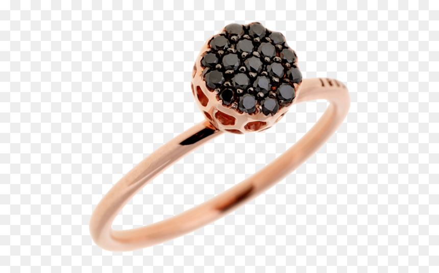 Engagement Ring, HD Png Download - black diamond png