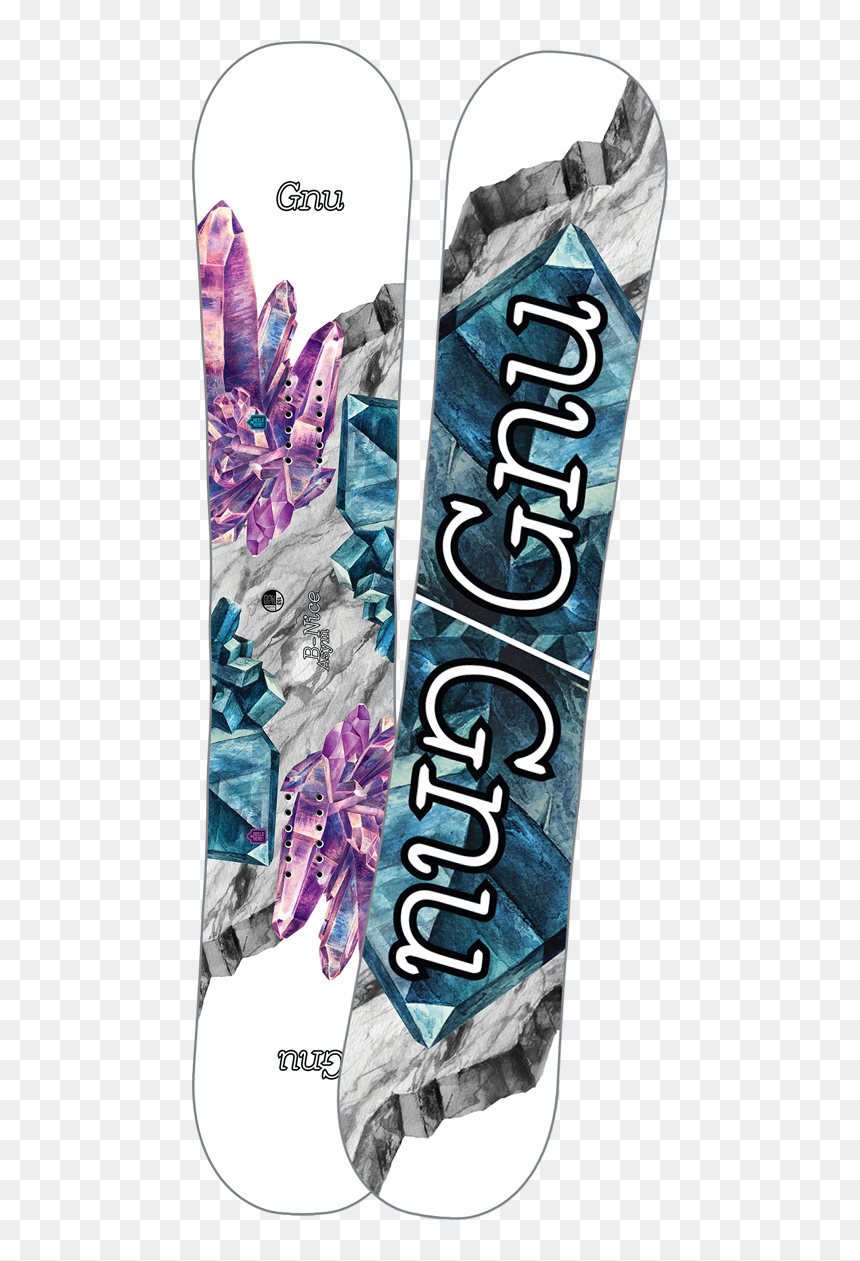 Snowboard Png Transparent Image - 2018 Gnu B Nice, Png Download - snowboard png
