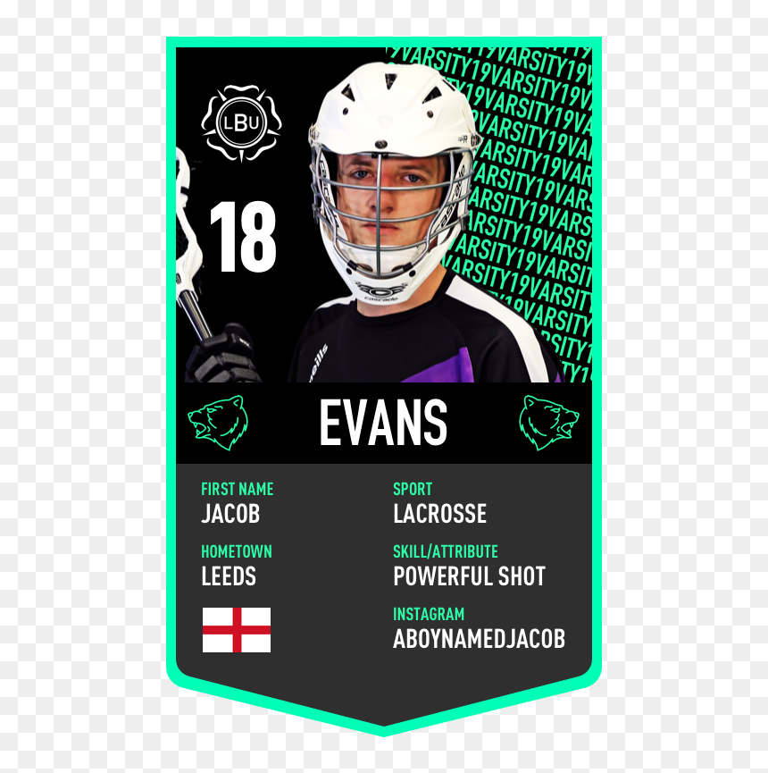 Jacob Evans Varsity Player To Watch - Maillot Psg 40 Ans, HD Png Download - lacrosse png