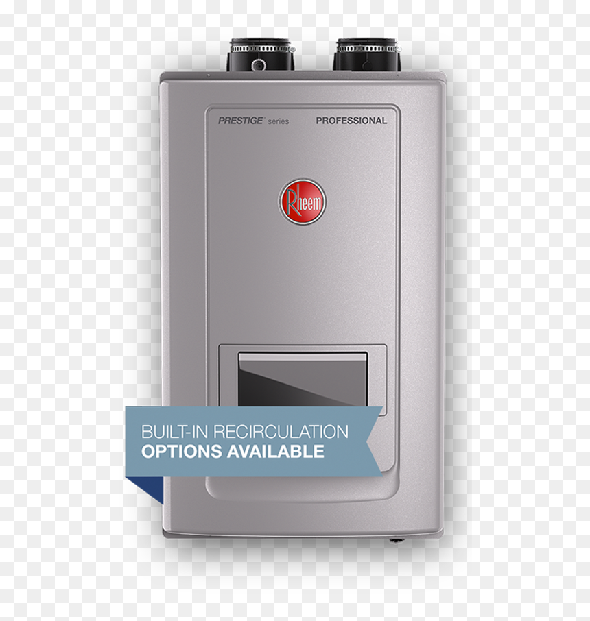 Rheem High-efficiency Tankless Water Heater - Rheem Tankless Water Heater, HD Png Download - rheem logo png