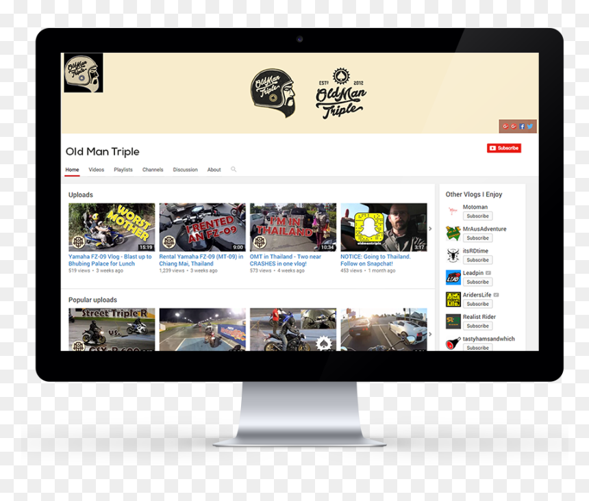 Creative Youtube Channel Design - Banner Youtube 99designs, HD Png Download - youtube banner png