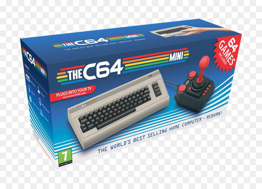 Retro Commodore 64 Mini, HD Png Download - biggie cheese png