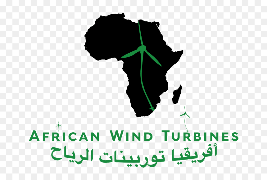 African Wind Turbines - African Union, HD Png Download - africa outline png